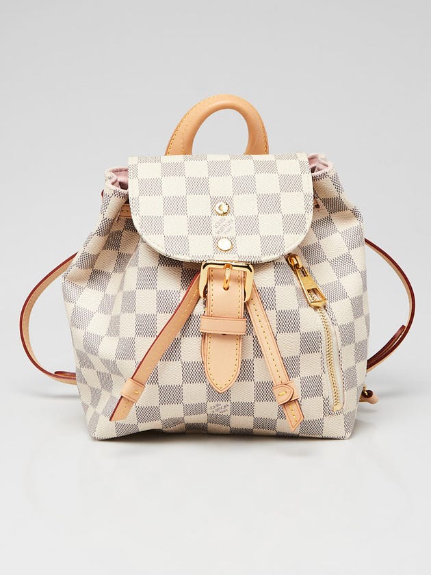louis vuitton backpack sperone monogram Damier Azur BB Named after a corsican beach Sperone BB Luxury Backpack For