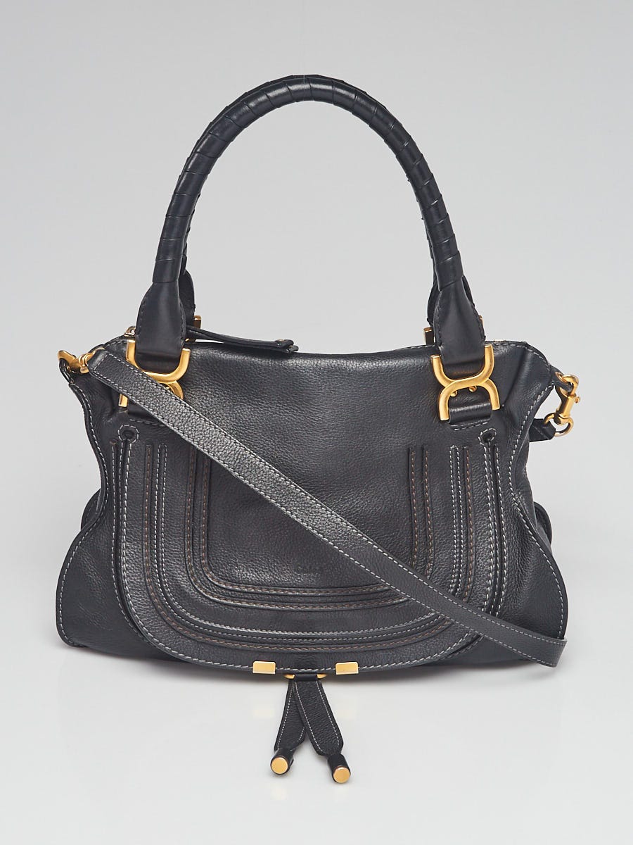CHLOE MARCIE SMALL LEATHER SATCHEL BAG
