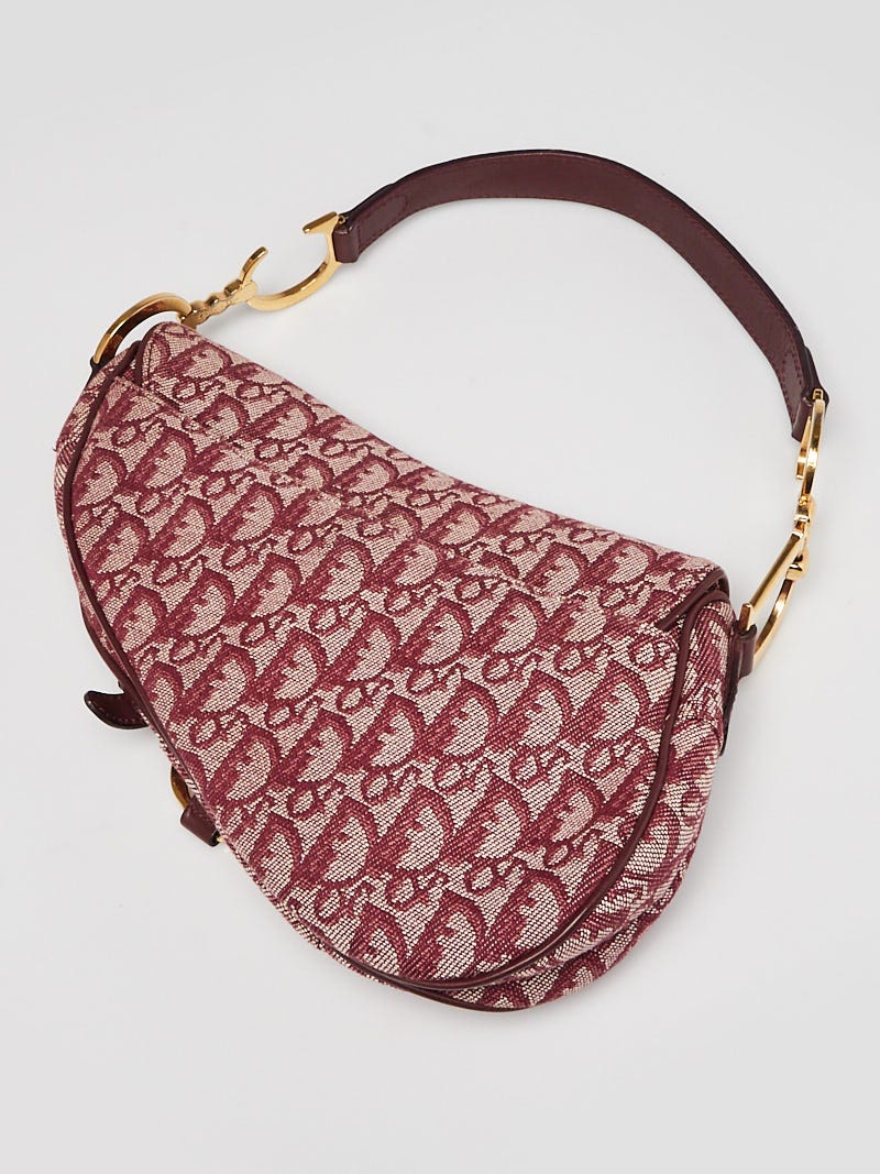 Christian Dior Red Oblique Canvas Dior Saddle Belt Pouch Bag - Yoogi's  Closet