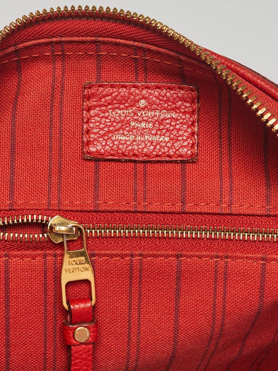 Louis Vuitton Red Epi Leather Speedy 25 Bag - Yoogi's Closet