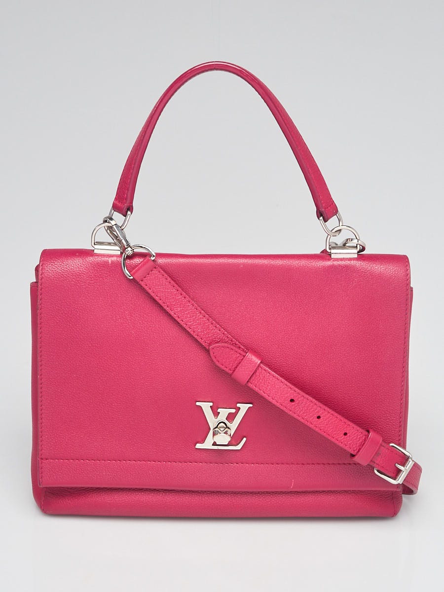 Louis Vuitton Pink Leather Shoulder Strap - Yoogi's Closet