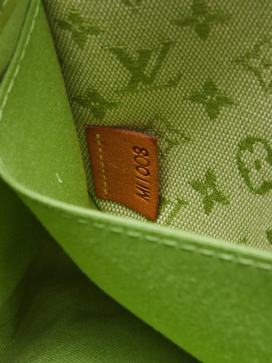 Louis Vuitton Vert Monogram Mini Lin Canvas Mary Kate Trousse Pochette Bag  - Yoogi's Closet