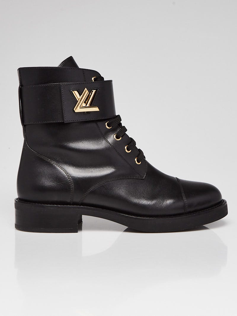 Louis Vuitton, Shoes, Louis Vuitton Size 4m Wonderland Flat Ranger Combat  Boots