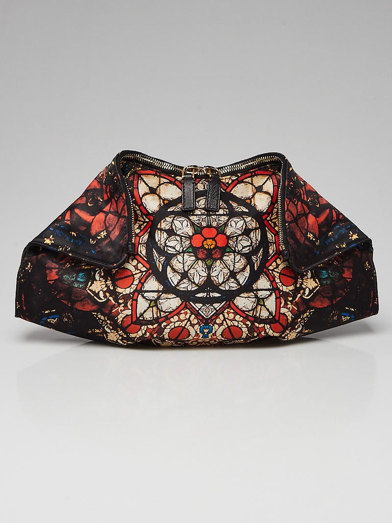 Alexander shops mcqueen manta clutch