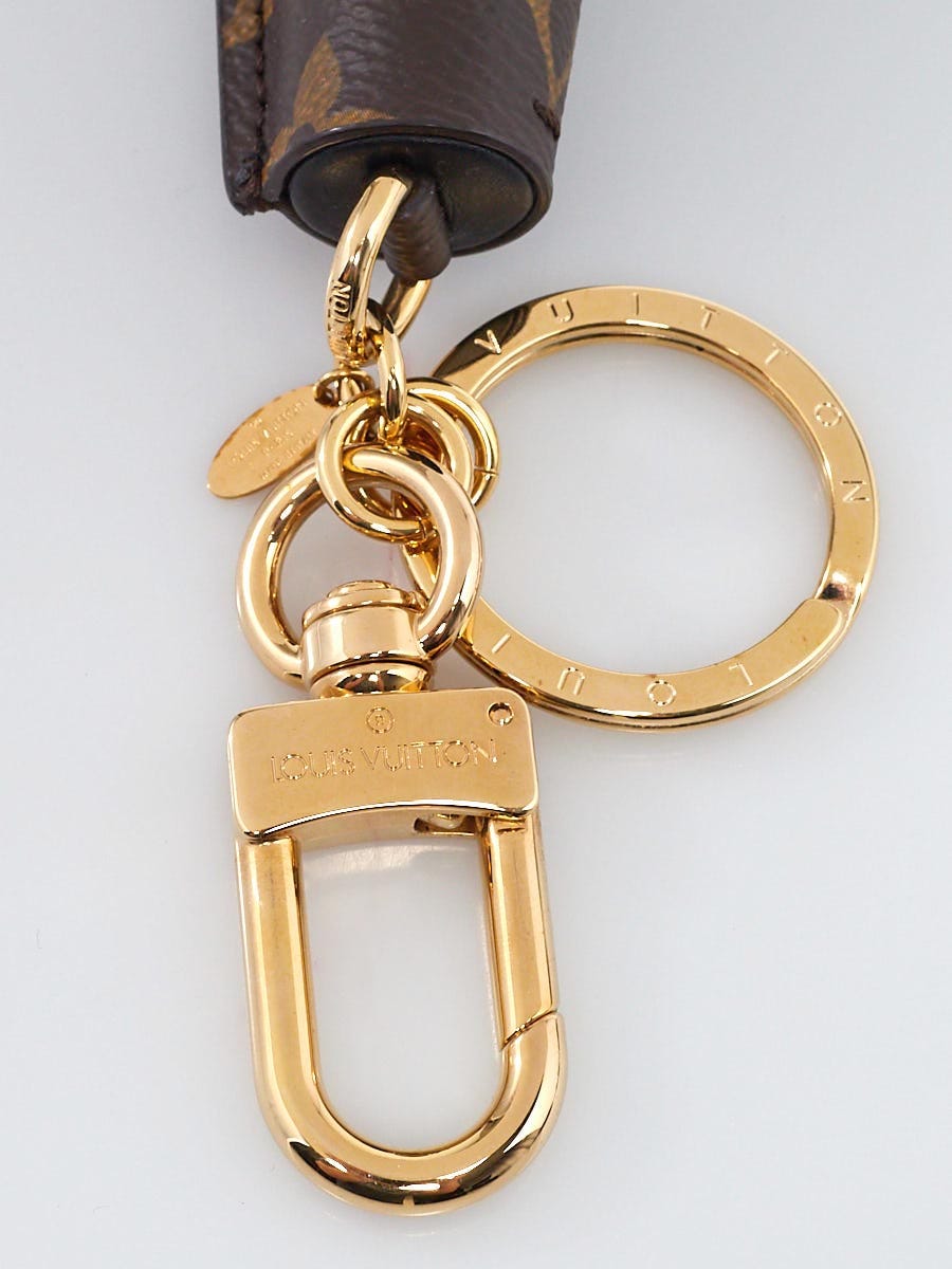 Louis Vuitton LV Key Charm Key Chain Bag Extender Gold Plated