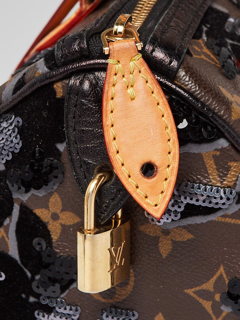 Louis Vuitton 'Fleur de Jais' Sequin Monogram Speedy 30 Bag — Juanita World  | Shop Authentic Designer Goods