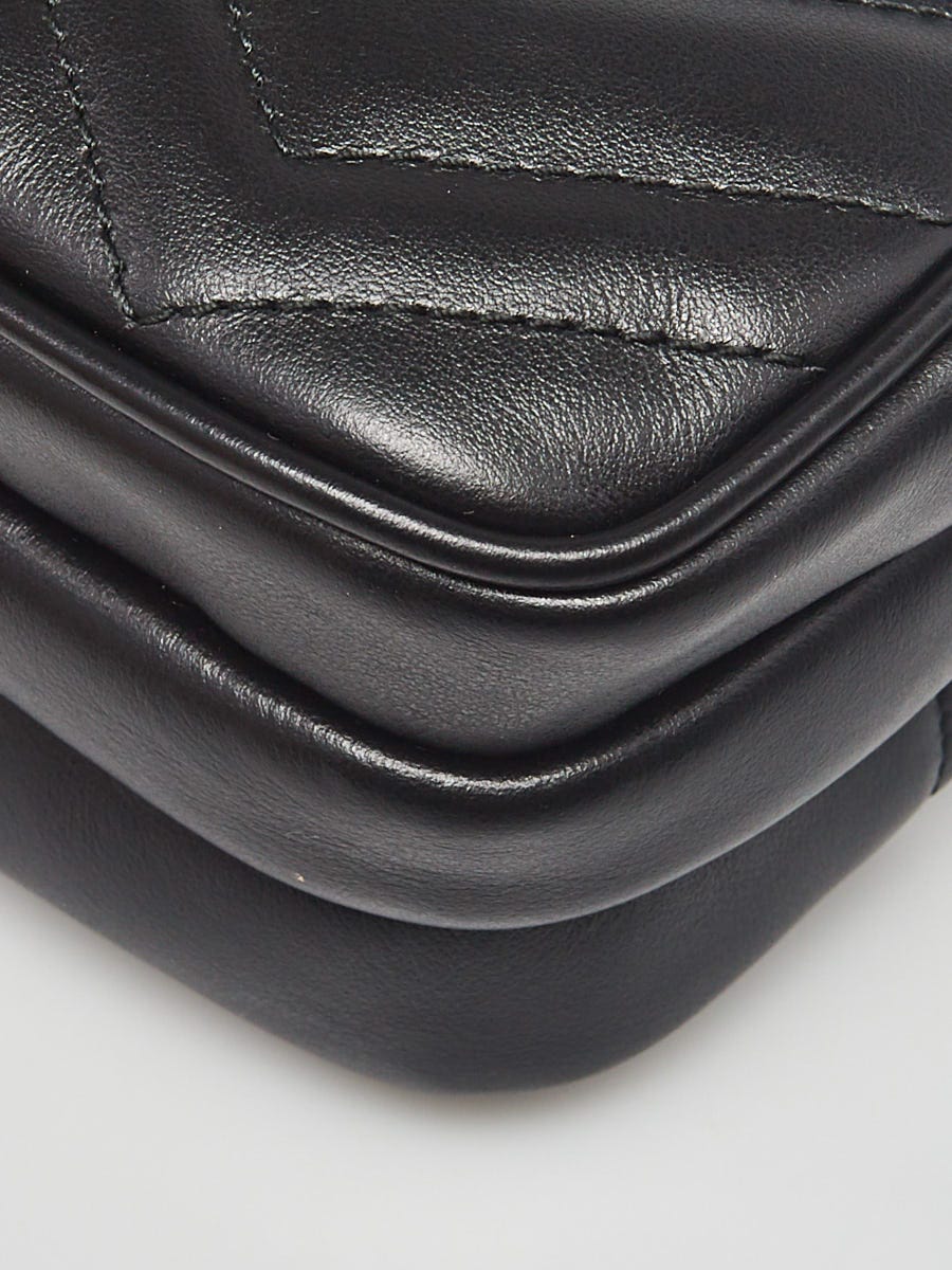 Gucci Black Quilted Leather Marmont Triple Zip Mini Gucci Black Quilted Leather Marmont Triple Zip Mini