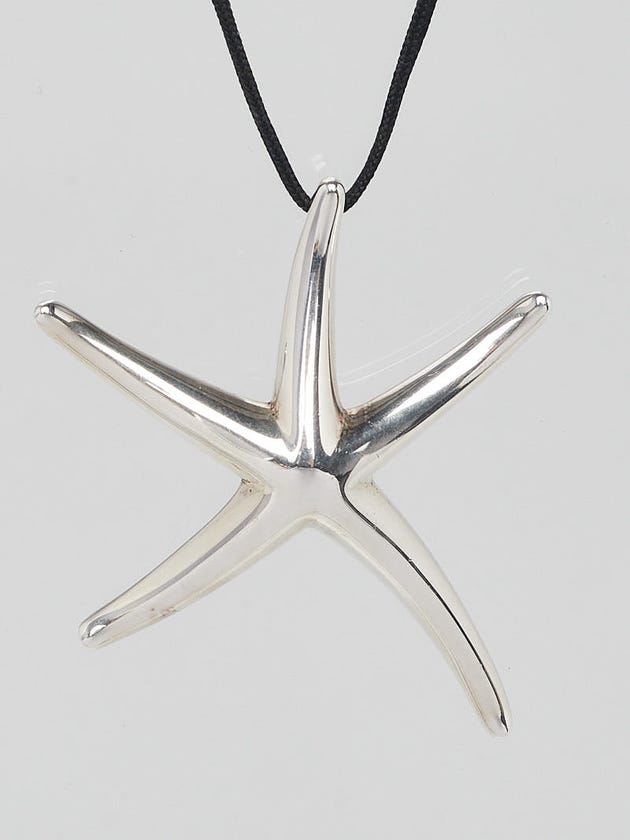 Tiffany & Co. Silver Elsa Peretti Large Starfish Necklace	