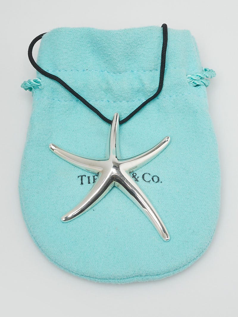 Tiffany & Co. Silver Elsa Peretti Large Starfish Necklace