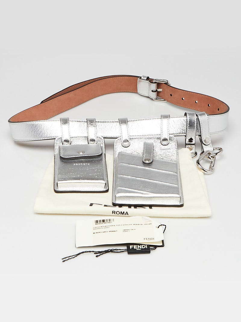 Fendi - Utility Belt Bag - Metallic Silver