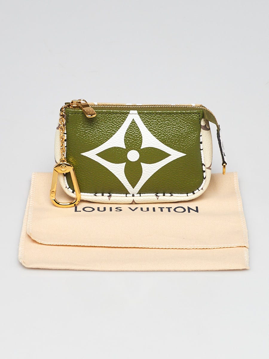 Louis Vuitton Khaki Green/White Monogram Giant Canvas Micro