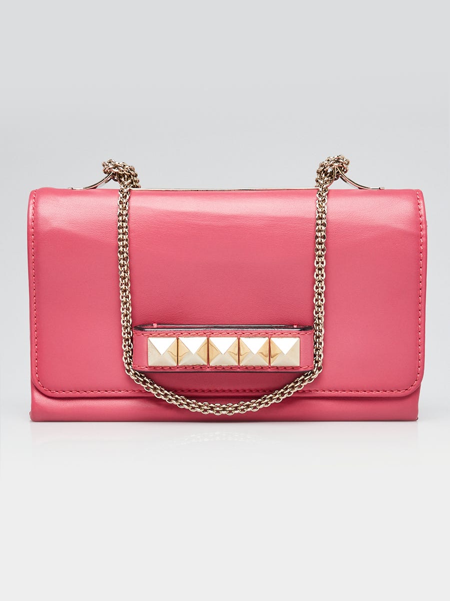  Red Valentino Women's Pink 100% Leather Bow Decorated Tote  Shoulder Bag : Clothing, Shoes & Jewelry
