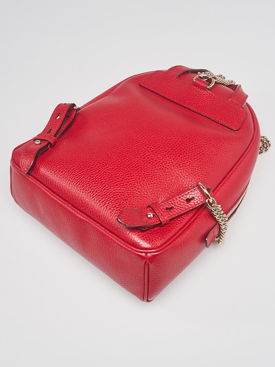 Red Gucci Soho Chain Shoulder Bag – Designer Revival