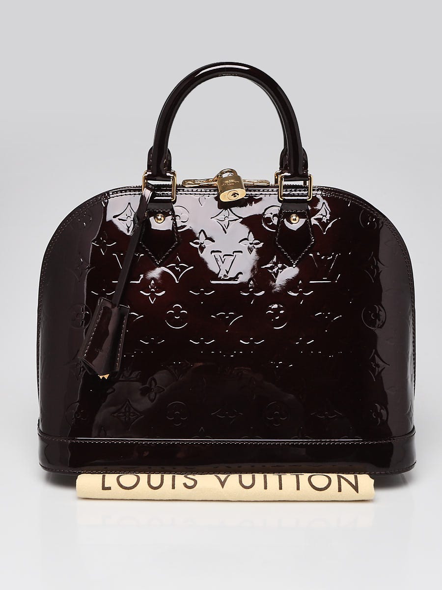 Louis Vuitton Amarante Monogram Vernis Alma PM Bag - Yoogi's