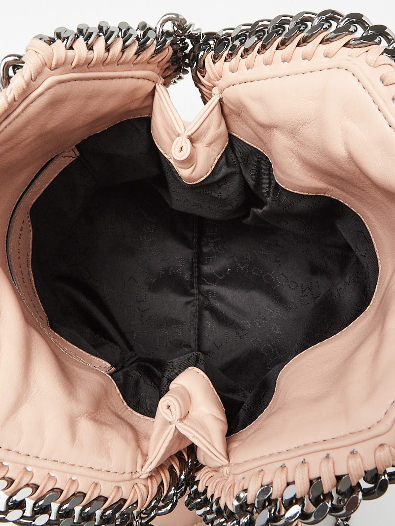 Stella McCartney Pink Quilted Faux Leather Falabella Small