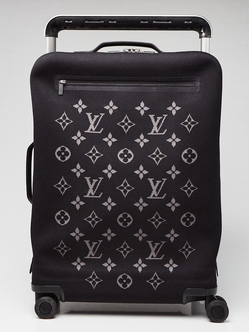 Louis Vuitton Black Monogram Fabric Horizon Soft 55 Rolling