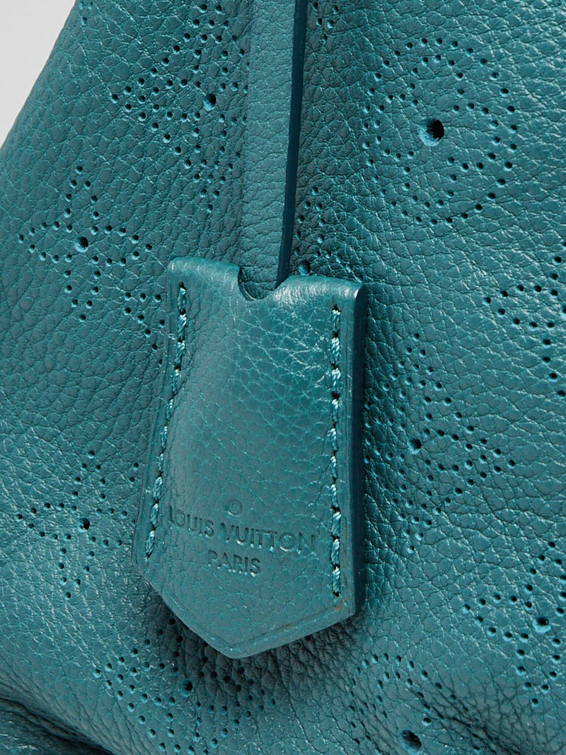 Louis Vuitton Lagon Monogram Mahina Leather Selene MM Bag at 1stDibs
