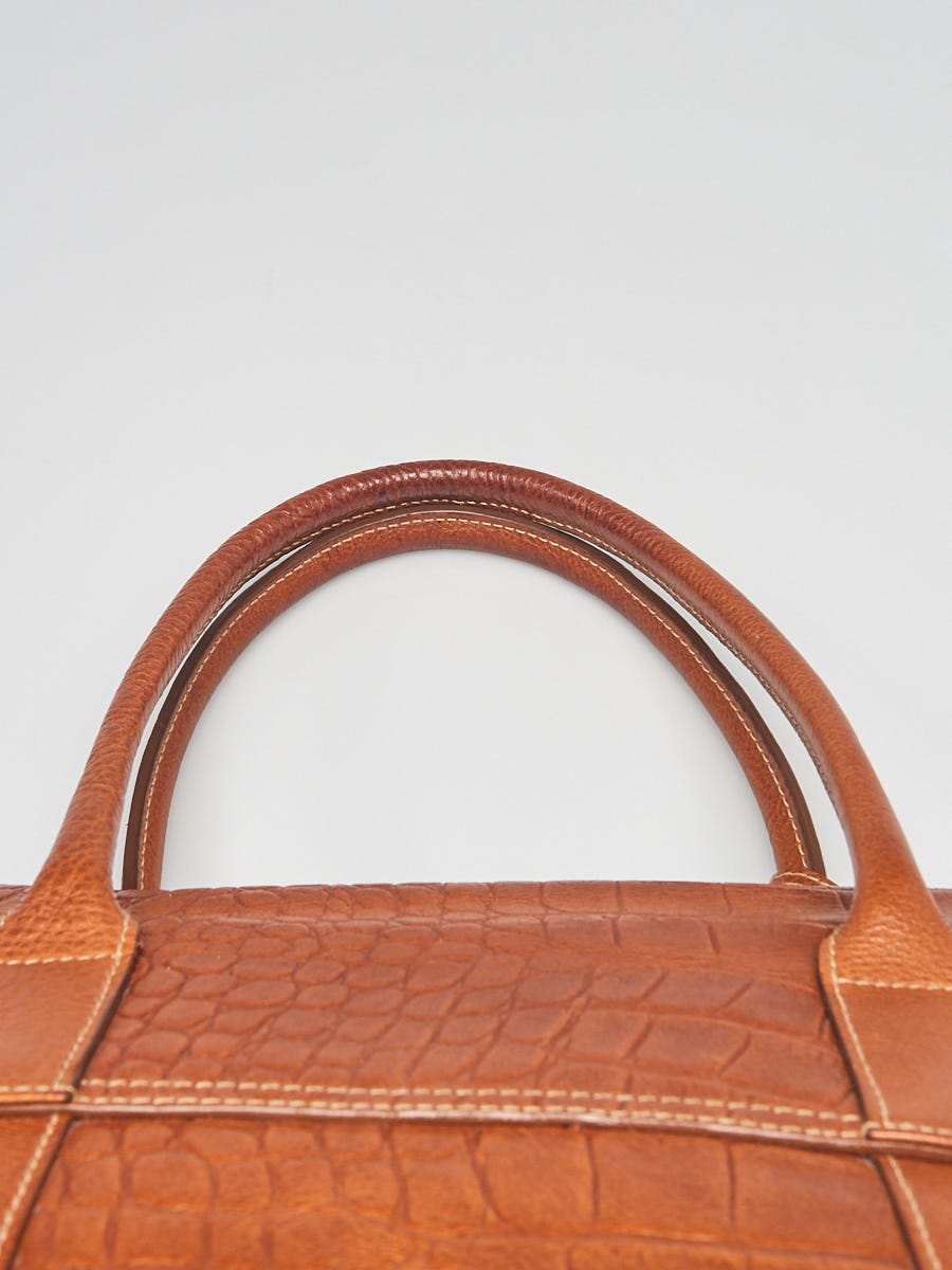 Mulberry Bayswater Double Zip Leather Satchel/Tote - Gently Used