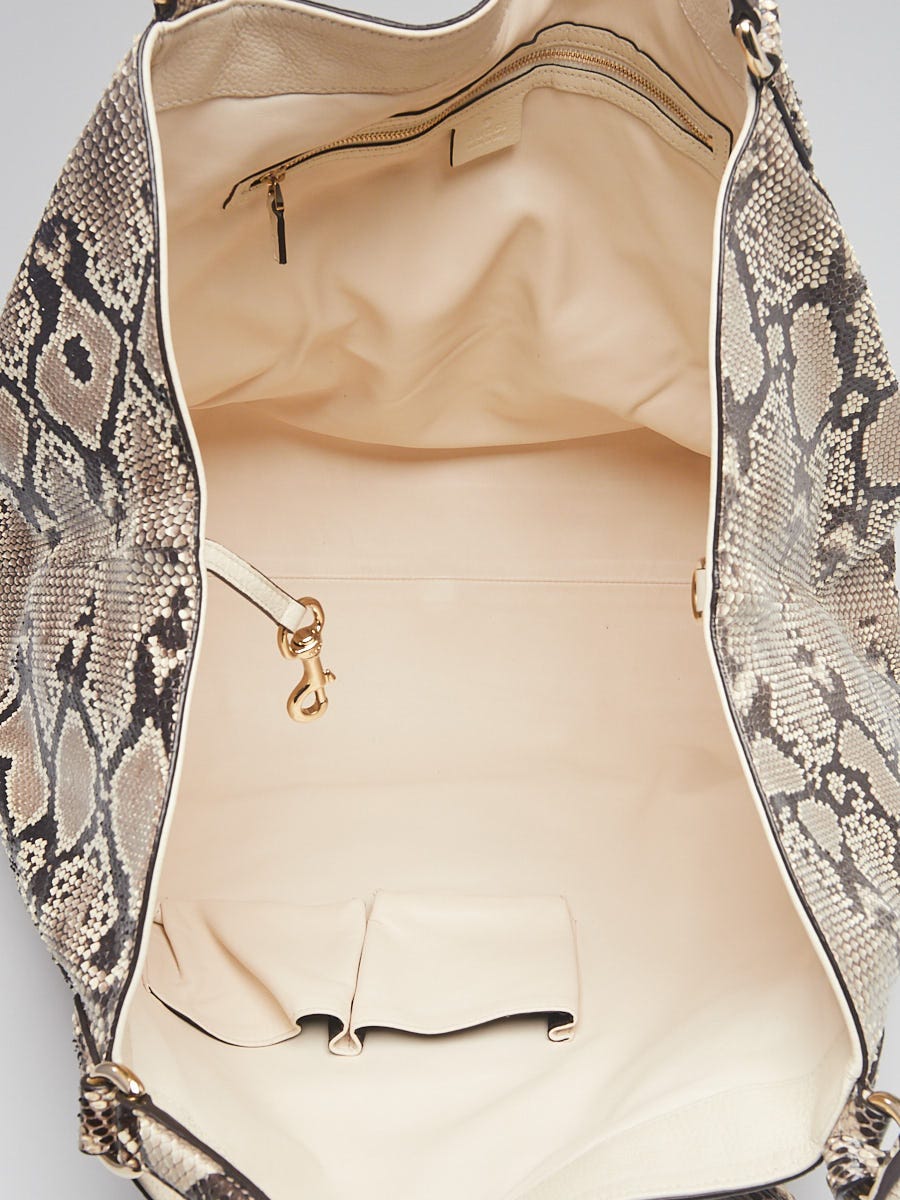 Gucci Multicolor Python Soho XL Tote Bag | Yoogi's Closet