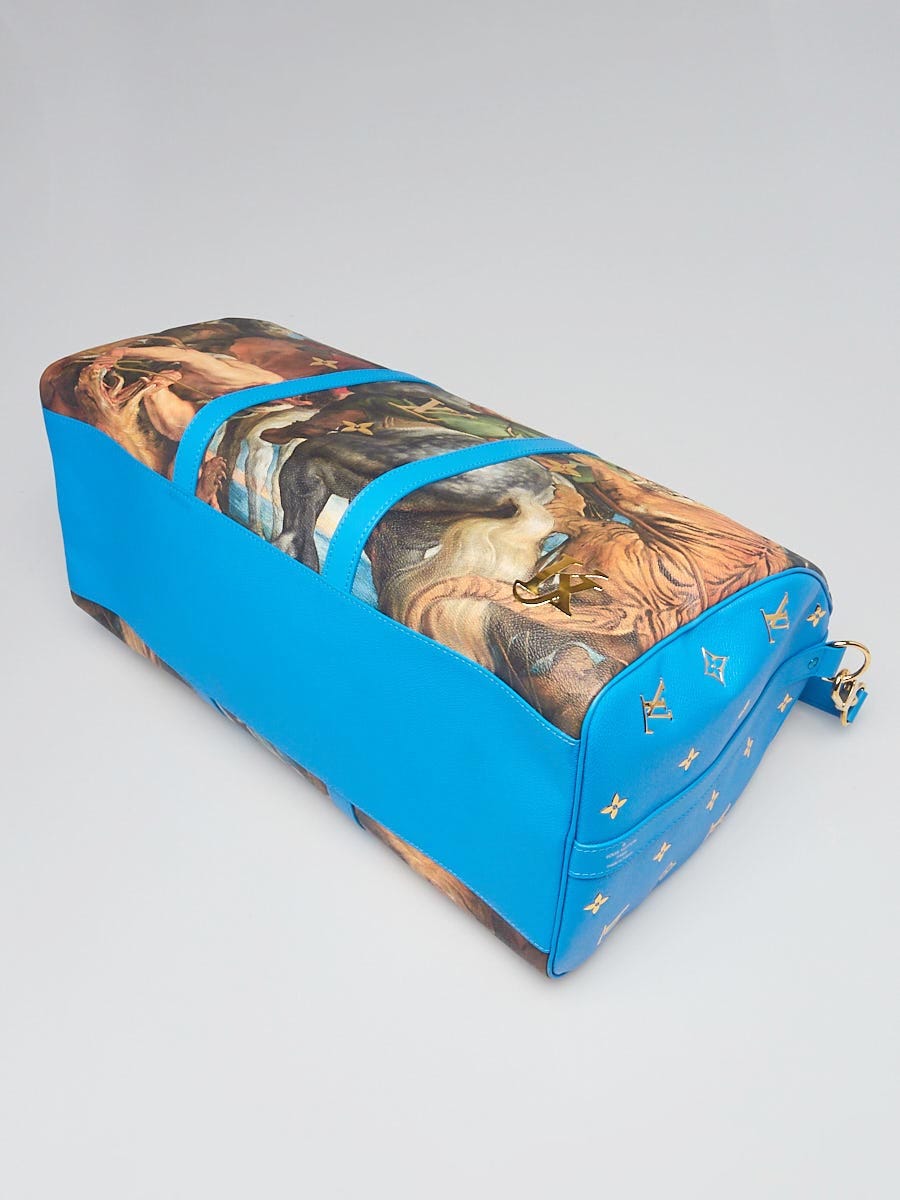 Louis Vuitton x Jeff Koons Keepall Bandouliere Peter Paul Rubens Masters 50  Blue Multicolor