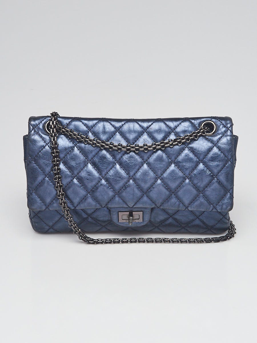 Chanel Reissue 2.55 Flap Bag Quilted Aged Calfskin 226 Blue