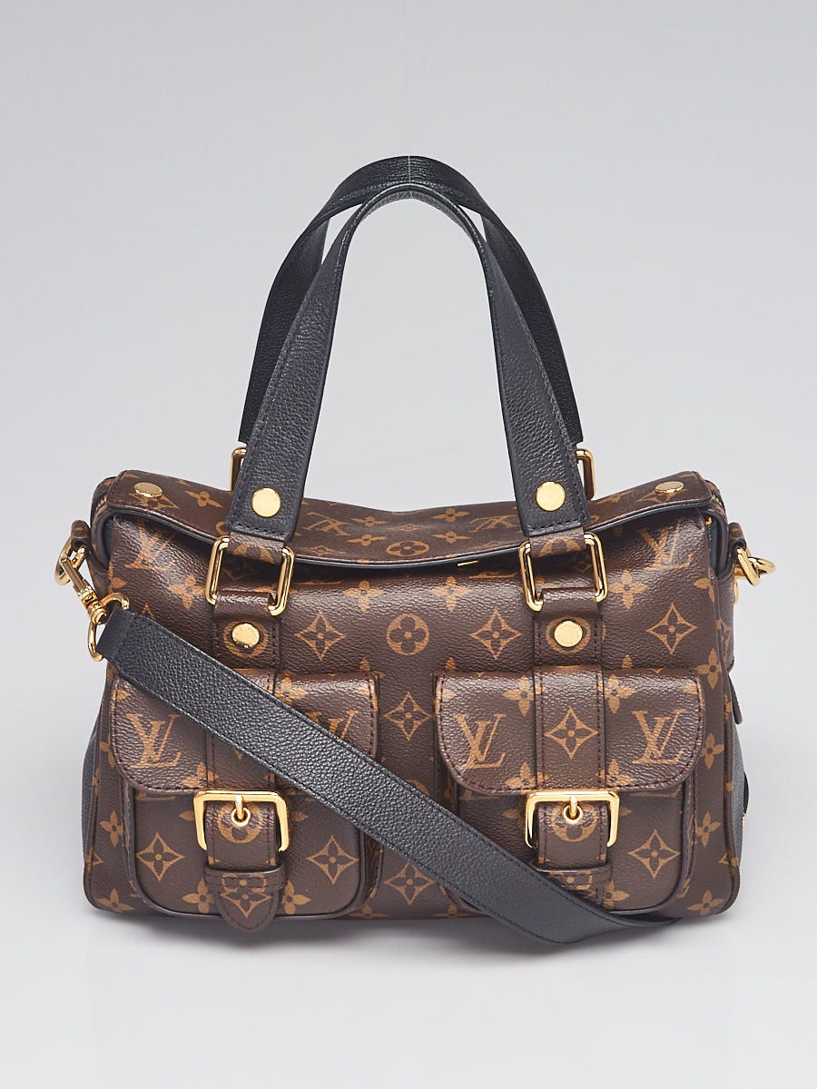 Louis Vuitton Black Monogram Canvas Manhattan NM Bag | Yoogi's Closet