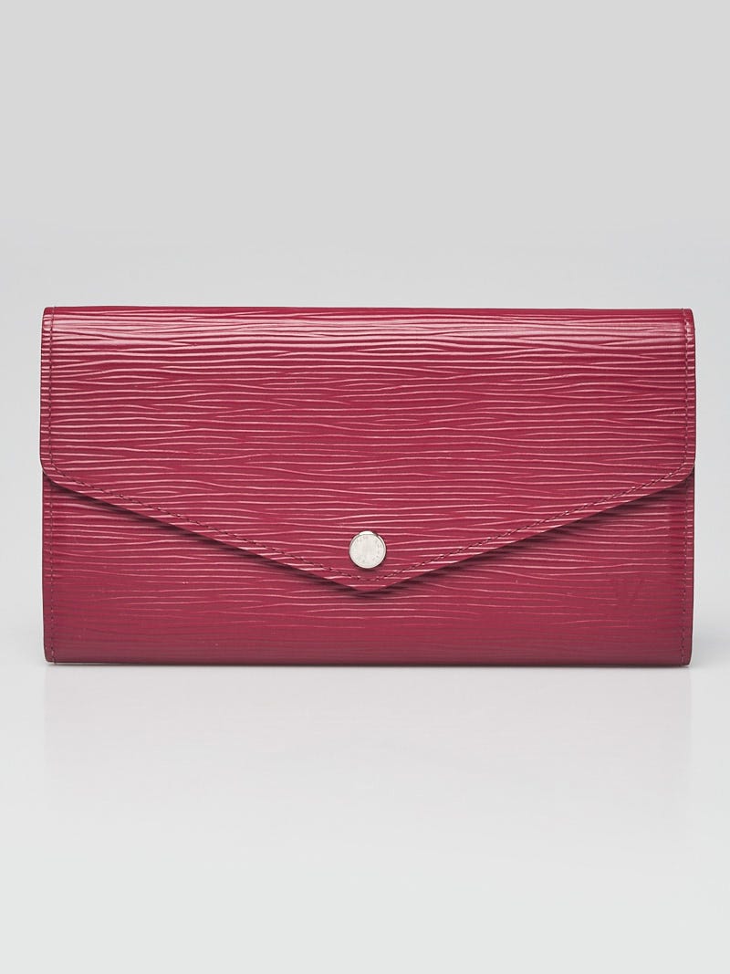 Louis Vuitton Red EPI Leather Sarah NM3 Wallet