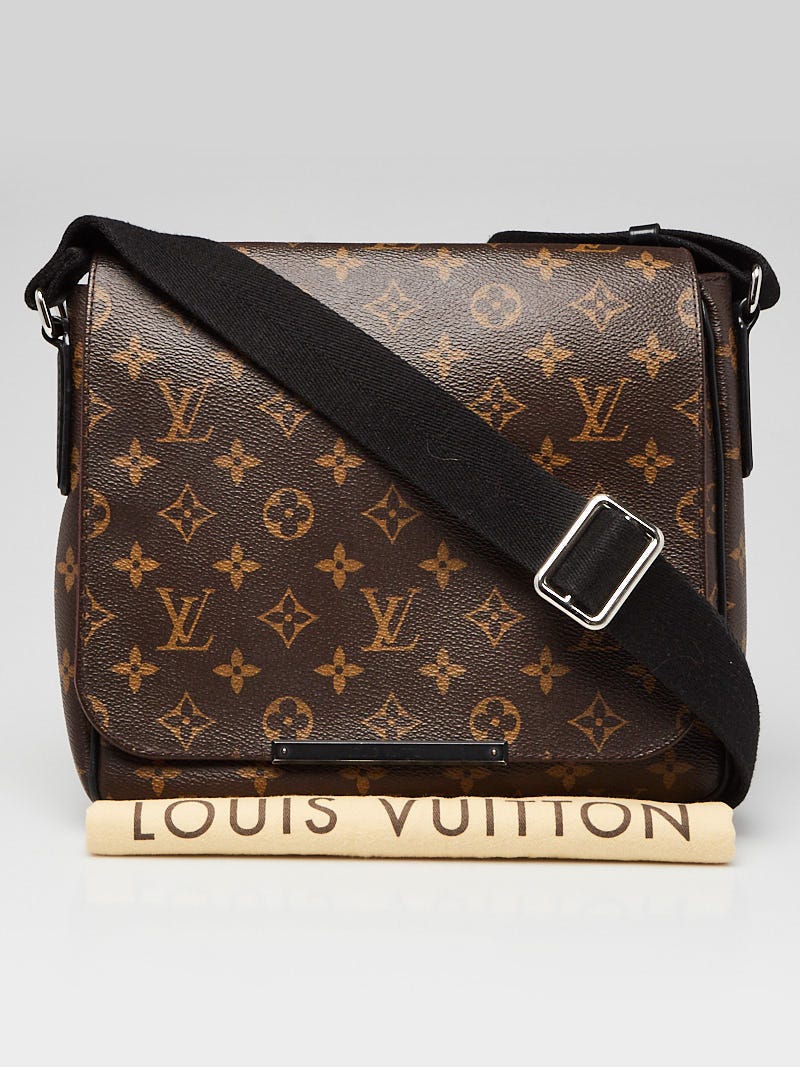 Louis Vuitton Monogram Macassar Canvas District PM Messenger Bag
