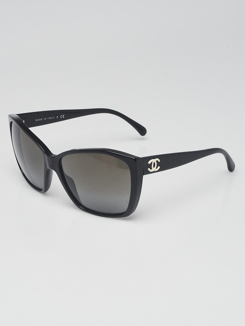 Chanel Black Acetate CC Logo Sunglasses-5203 - Yoogi's Closet