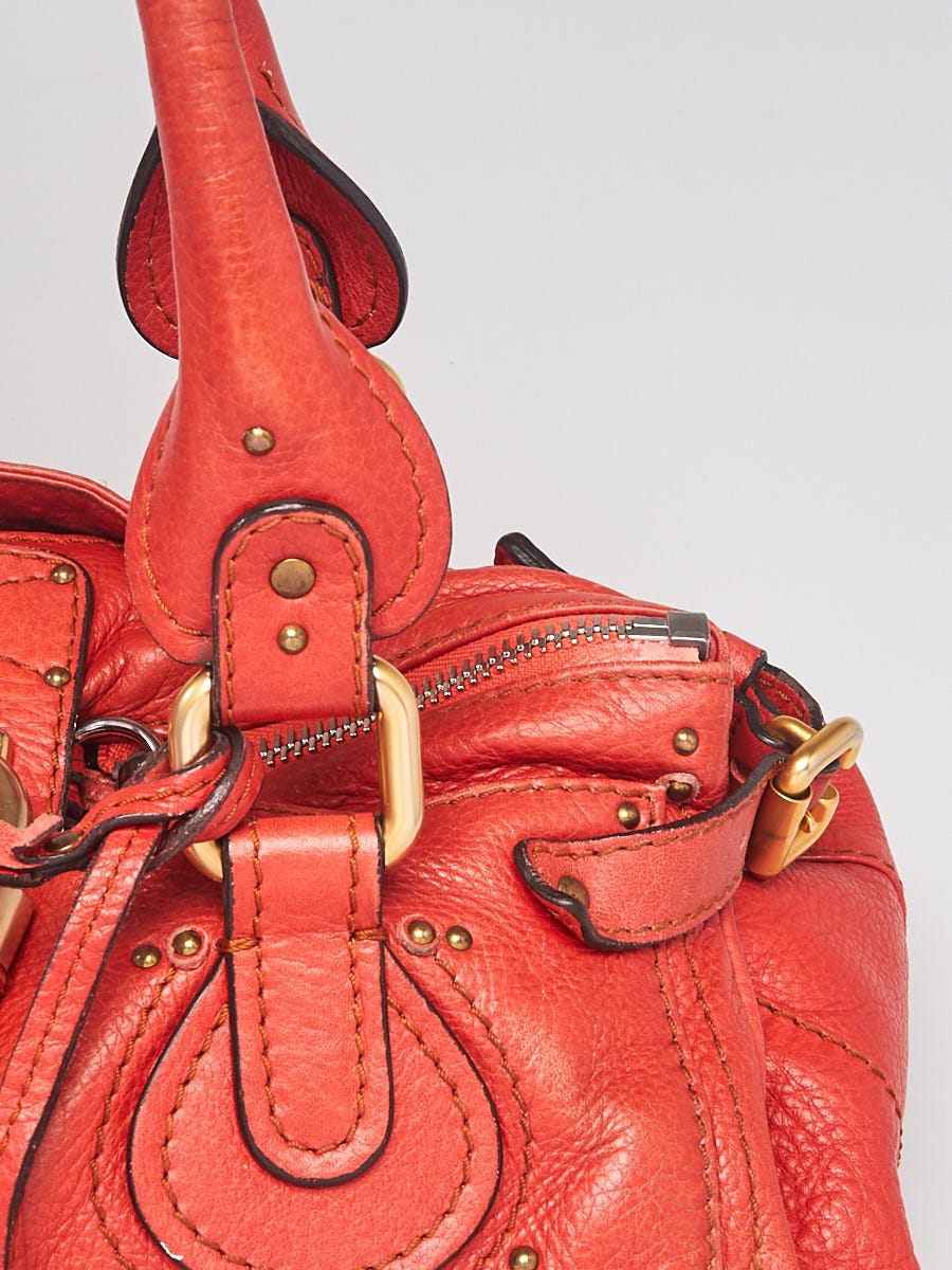 Vintage Chloé Paddington Bags orange Chloé Orange Paddington Bag - Rent from Hauteline