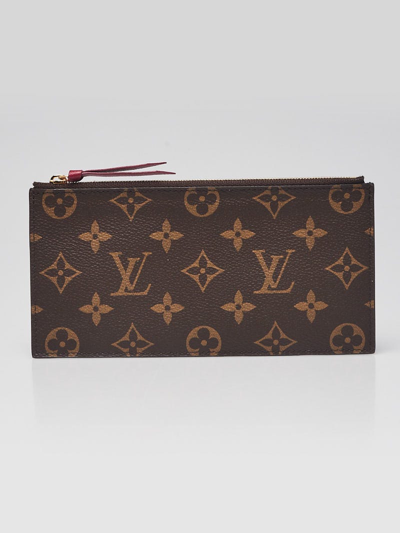 Louis Vuitton Pochette Felicie Zippered Insert Monogram Brown