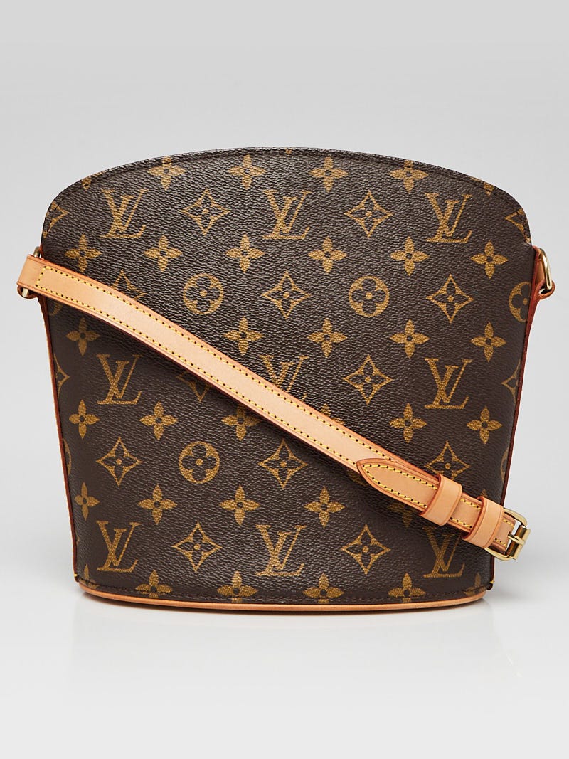 Louis Vuitton Monogram Drouot bag/ Repair and what fits inside the bag. 