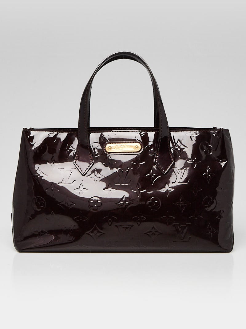 Louis Vuitton Amarante Monogram Vernis Wilshire PM Bag Louis