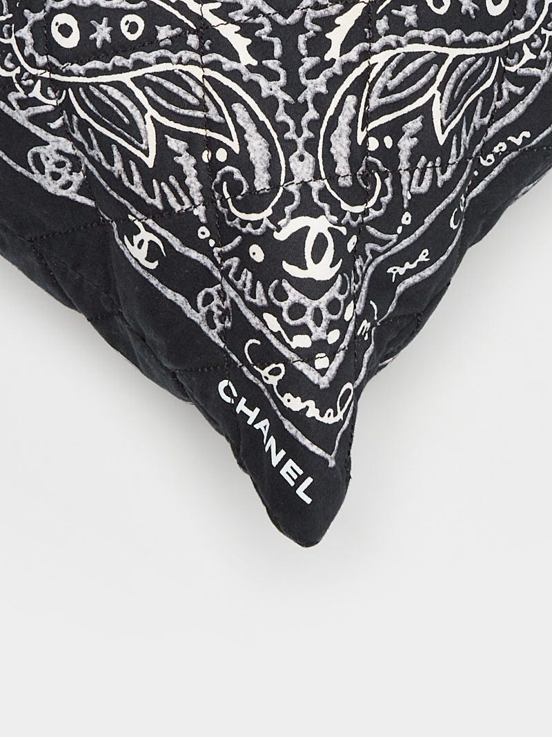 CHANEL CCロゴ カシミア ニット 手袋 男女共用 ブラック AA9342