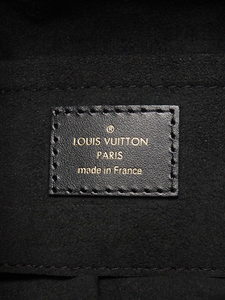 LOUIS VUITTON Calfskin Duffle Bag Black 789759