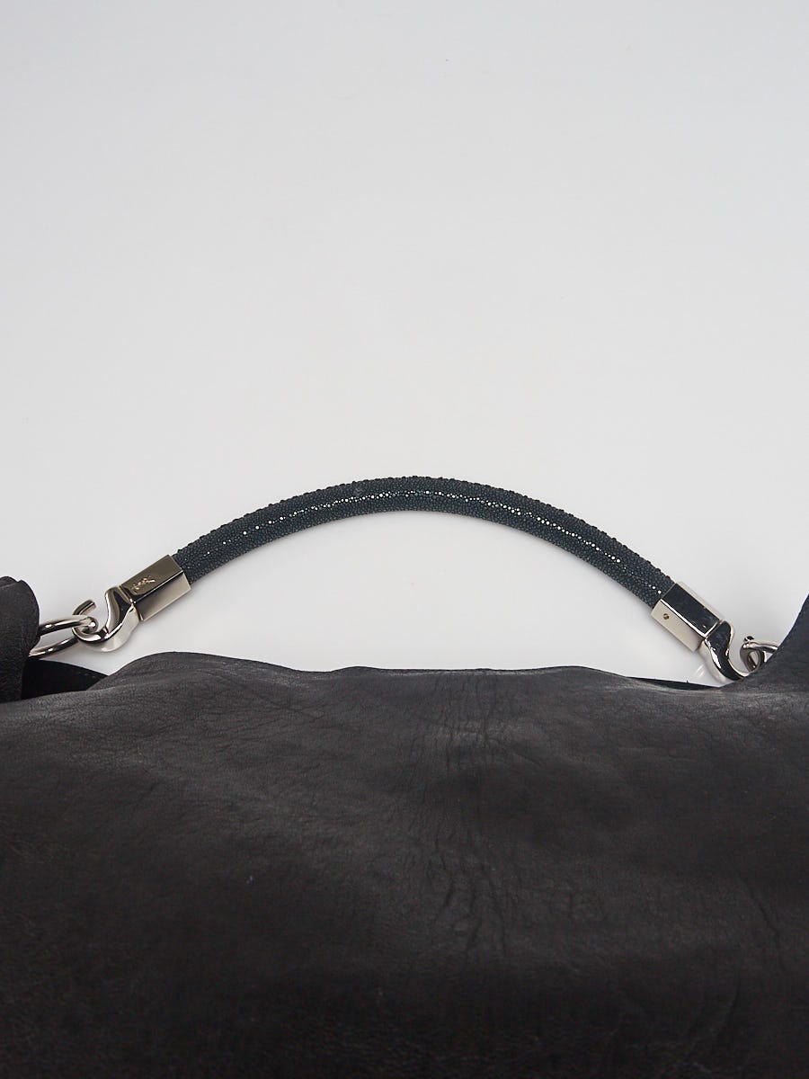 YSL Yves Saint Laurent Roady Hobo Bag Large Black - Authentic