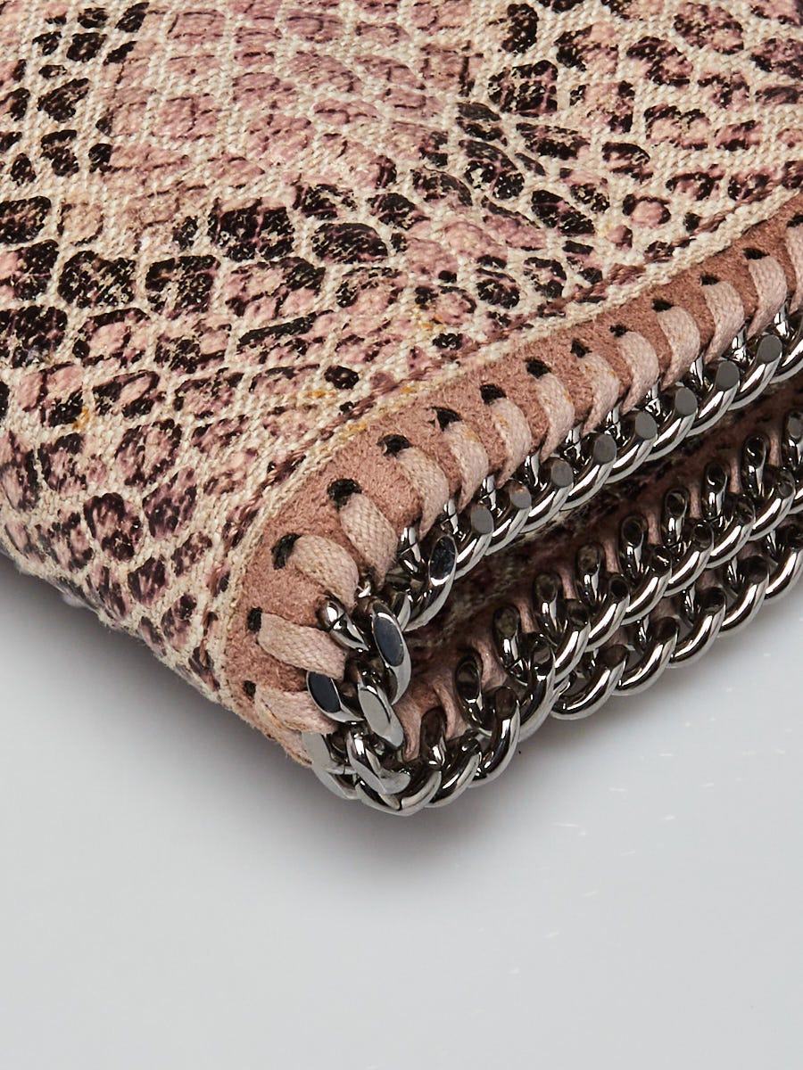 Stella McCartney Pink/Multicolor Faux-Snake Crossbody Bag