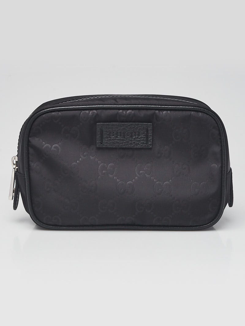 Gucci Black Nylon Toiletry Bag