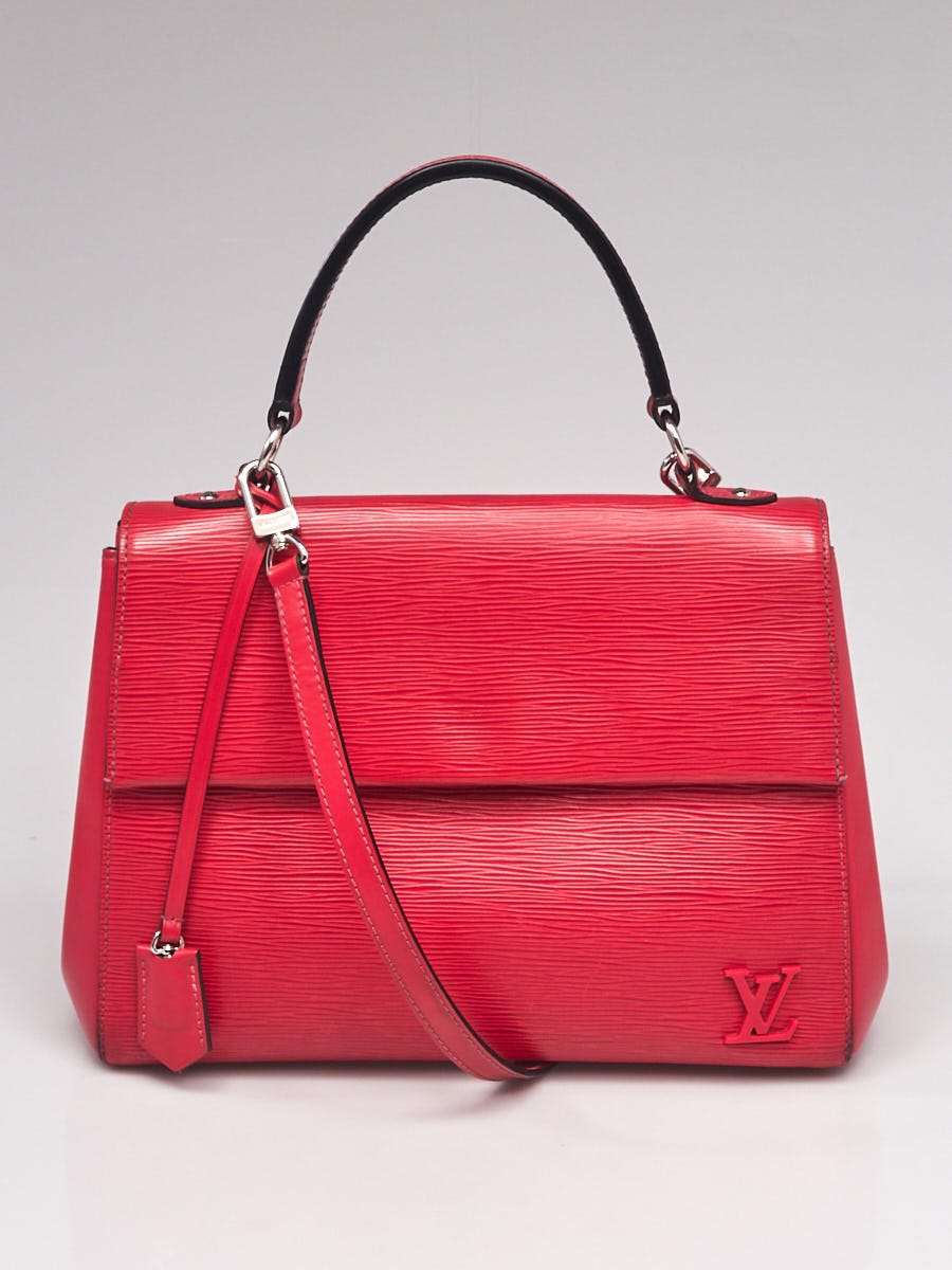 Louis Vuitton Red Epi Leather Cluny MM Coquelicot Handbag