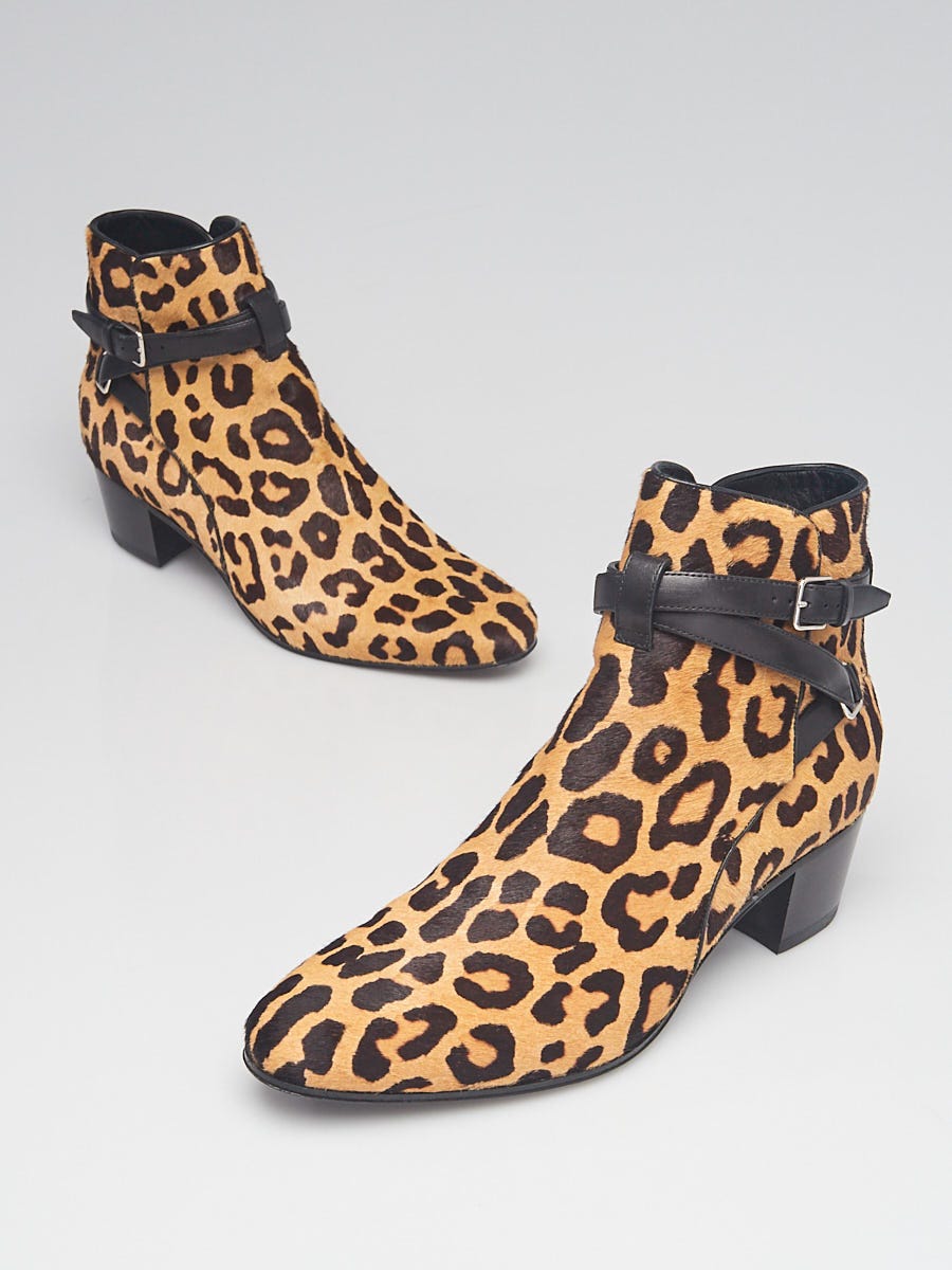 Louis Vuitton Authenticated Pony-Style Ankle Boots