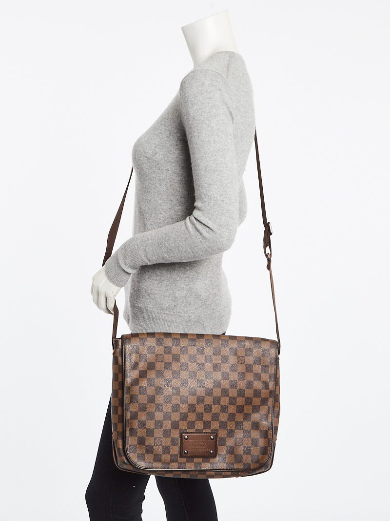 Louis Vuitton Damier Canvas Brooklyn MM Messenger Bag - Yoogi's Closet