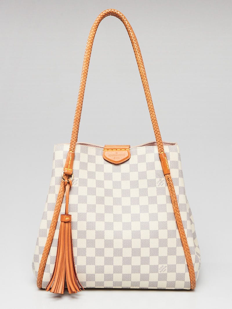 Louis Vuitton Vintage White Damier Azur Coated Canvas Tote Bag, Best Price  and Reviews