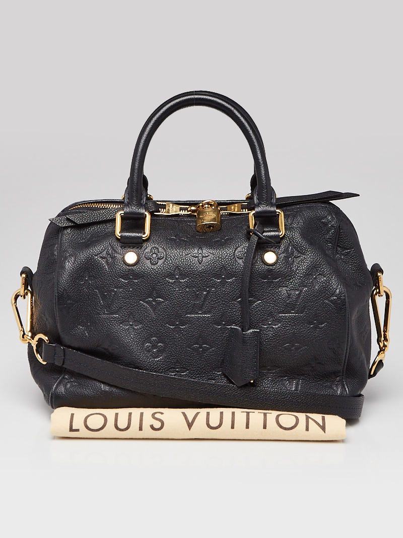 Louis Vuitton Blue Infini Monogram Empreinte Leather Speedy Bandouliere 25  Bag - Yoogi's Closet