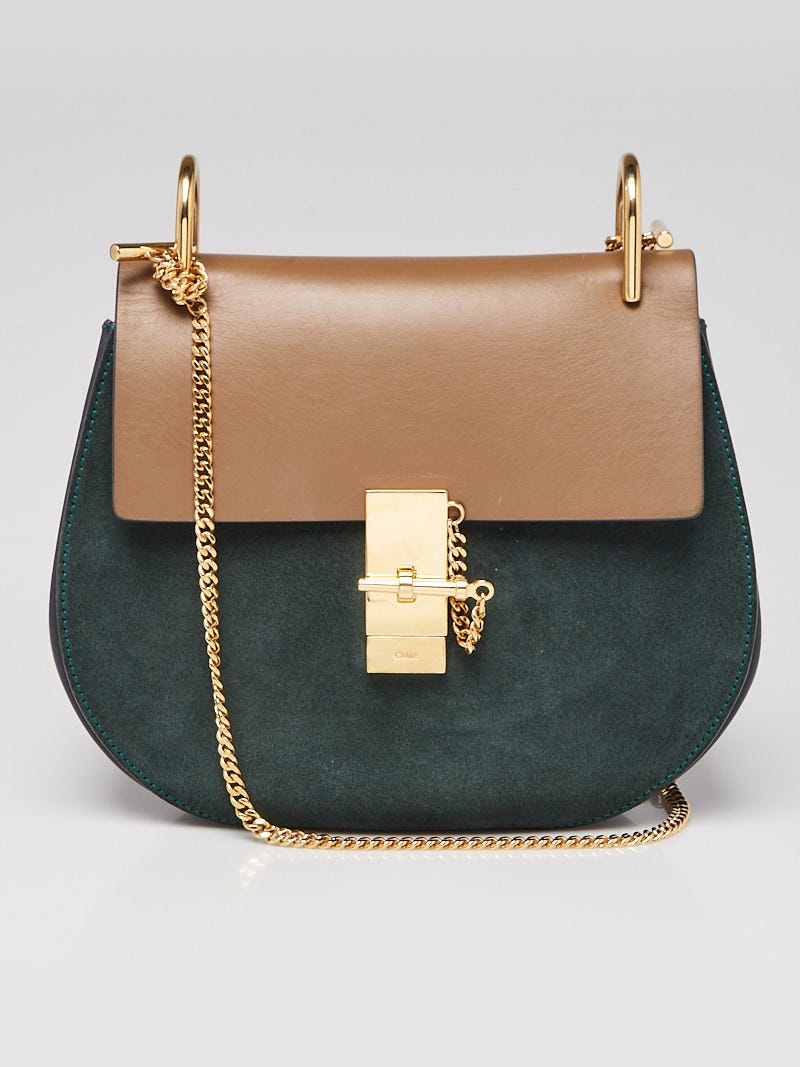 Chloe Tri Colored Leather Suede Small Drew Bag Yoogi s Closet