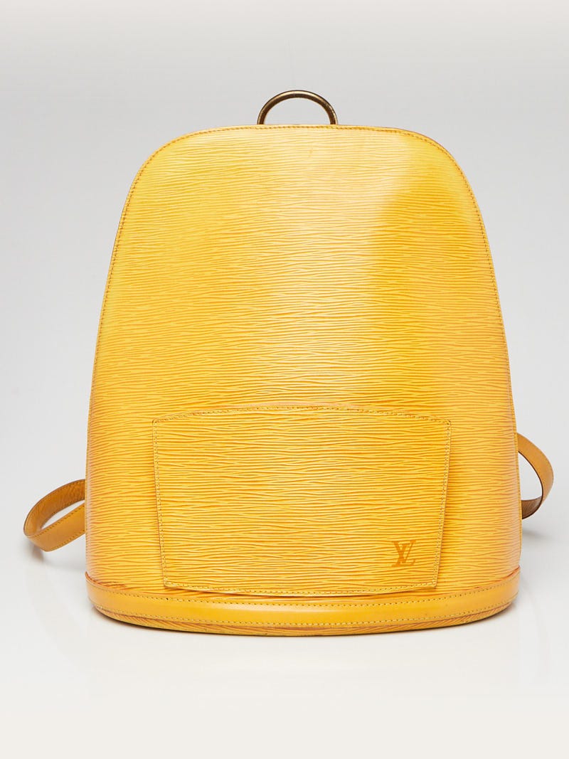 Louis Vuitton Yellow Tassil Epi Leather Gobelins Backpack Bag