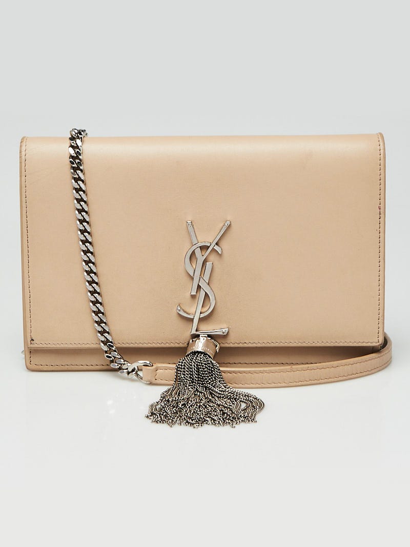 YSL Sunset Chain Wallet in Smooth Leather