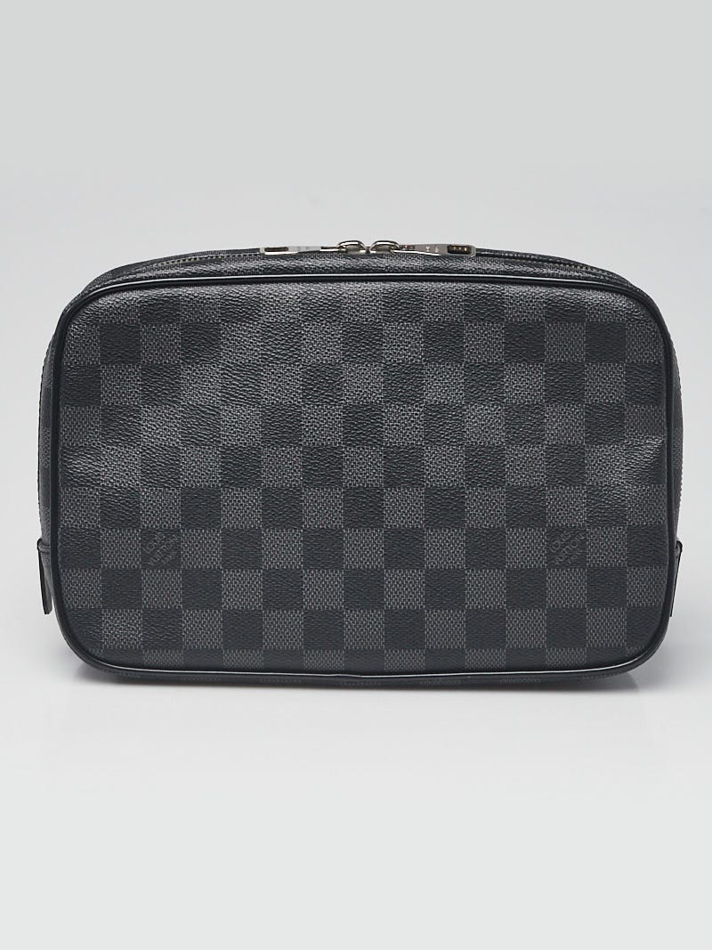 Toiletry Pouch Damier Graphite Canvas - Travel