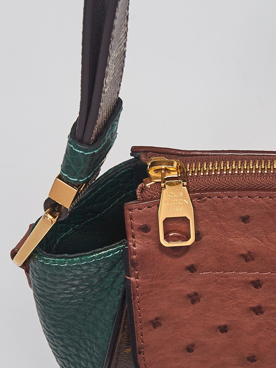 Louis Vuitton Limited Edition Green Exotique Monogram Majestueux Shoulder  Bag - Yoogi's Closet