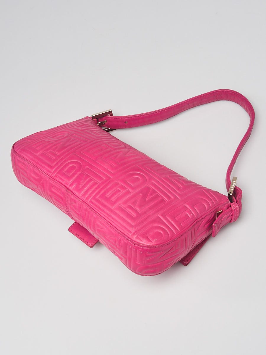 Baguette Mini - Pink nappa leather bag