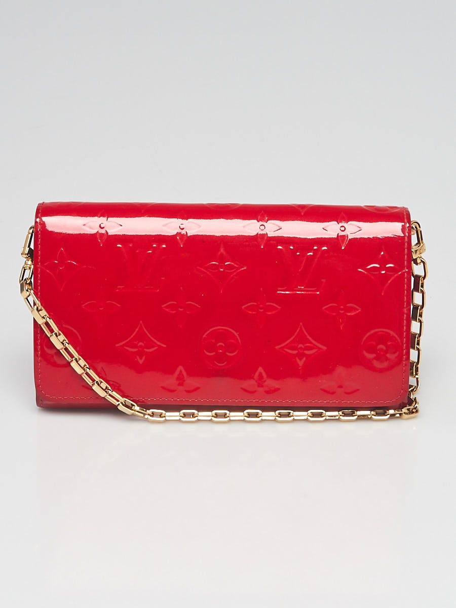Louis Vuitton Pomme D'Amour Monogram Vernis Chaine Wallet Bag - Yoogi's  Closet